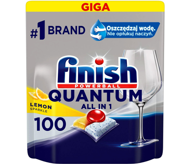 Finish FINISH 100szt quantum All in One Lemon Tabletki do zmywarki - 1354514 - zdjęcie